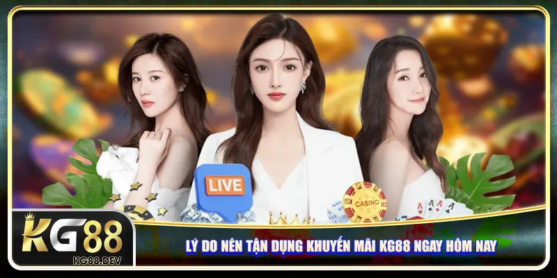 Lý do nên tận dụng khuyến mãi KG88 ngay hôm nay Lý do nên tận dụng khuyến mãi KG88 ngay hôm nay